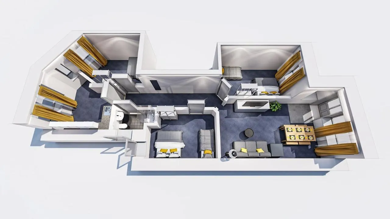 Spacious 3 Bedroom Apartment Hamburg Germany
